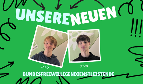 Unsere neuen Freiwilligdienstleistende in der Sektion