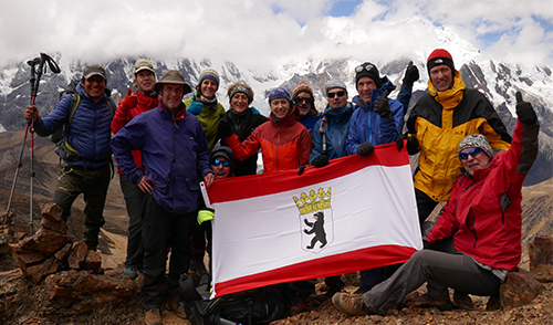 Sektion Berlin auf dem Cerro Berlin Peru, Foto: B.Schröder