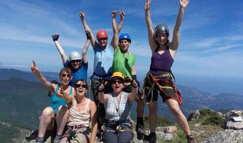 Frauenklettergruppe DAV Sektion Berlin Gruppenbild